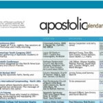 Apostolic Calendar - June 2017