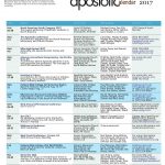 Apostolic Calendar - August 2017