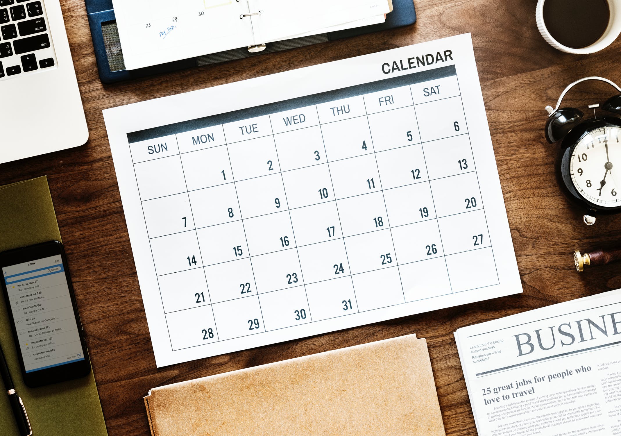 Apostolic Calendar – September 2018