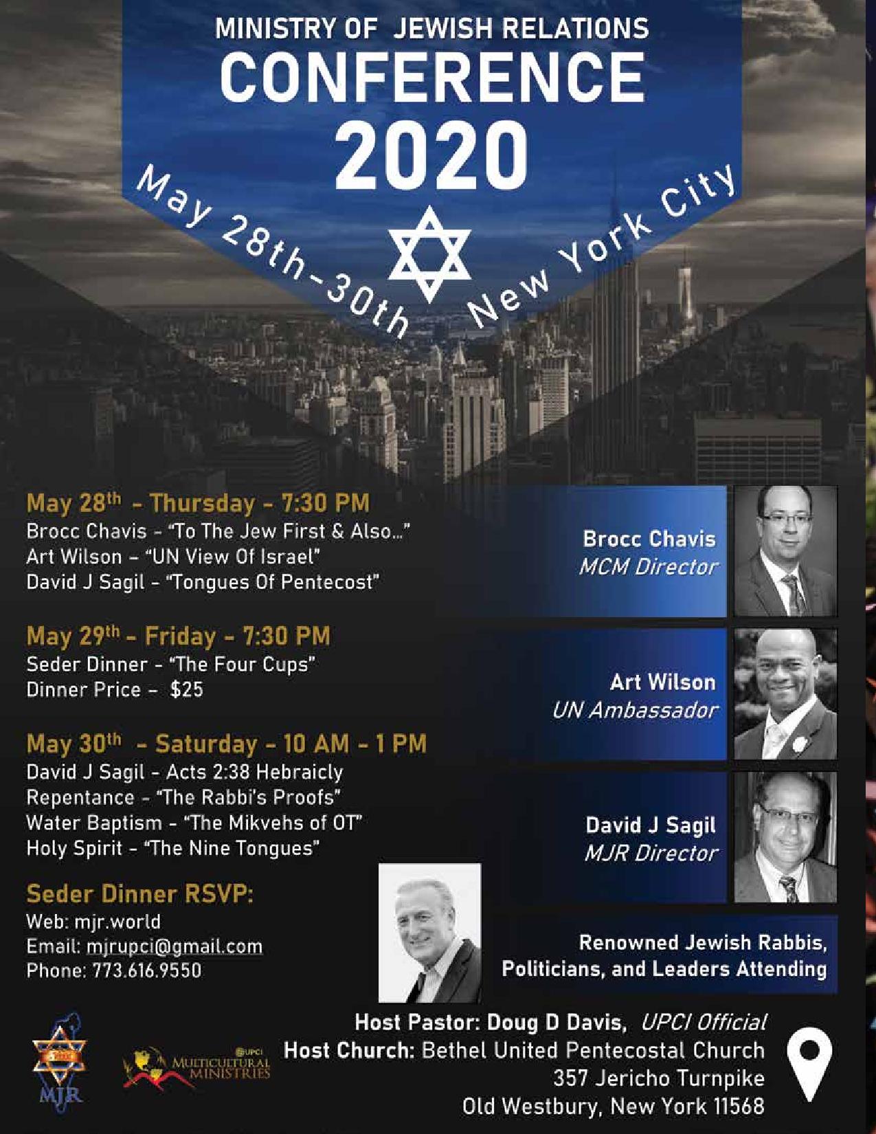 Ministry of Jewish Relations Conference 2020