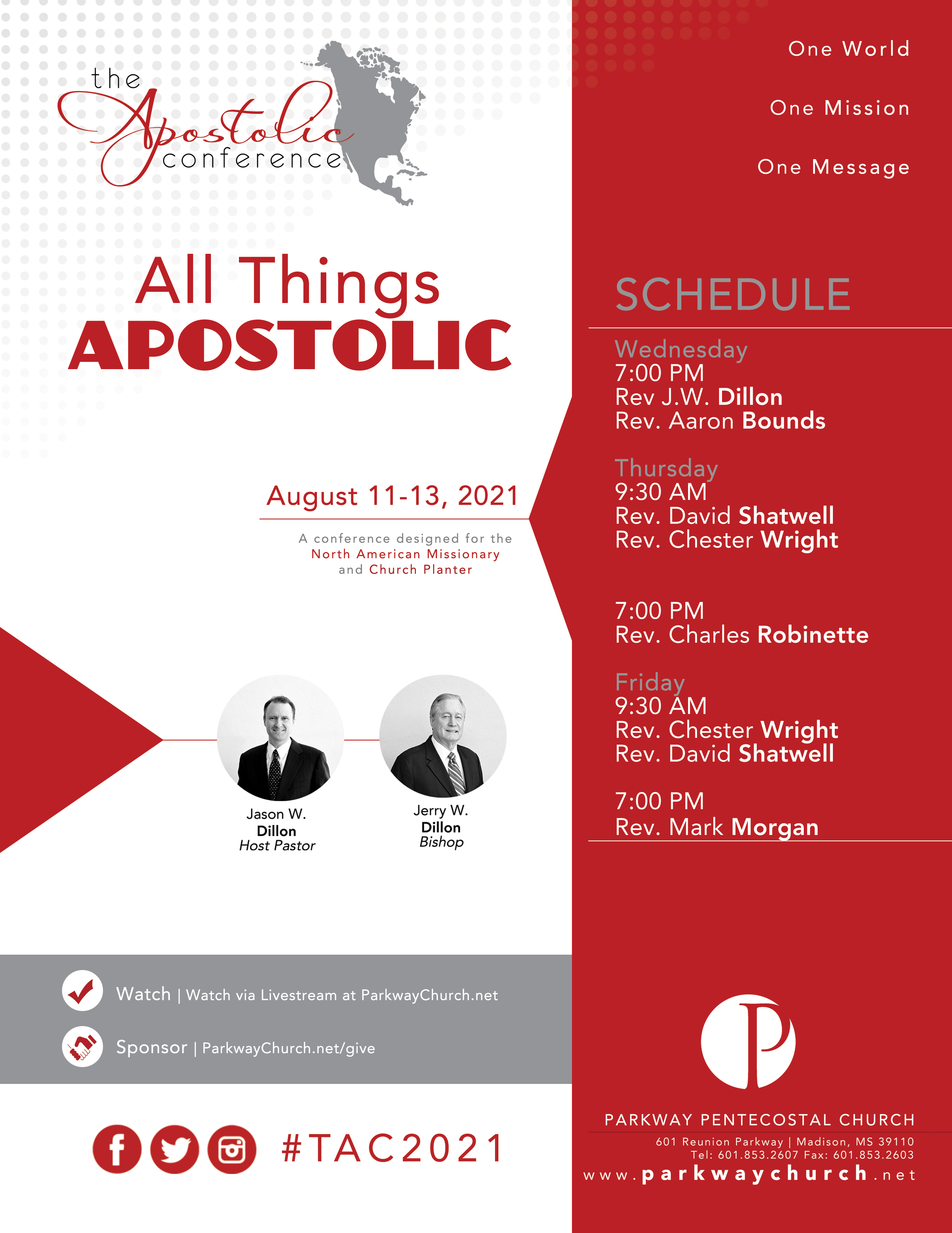 Advertisements - The Apostolic Conference