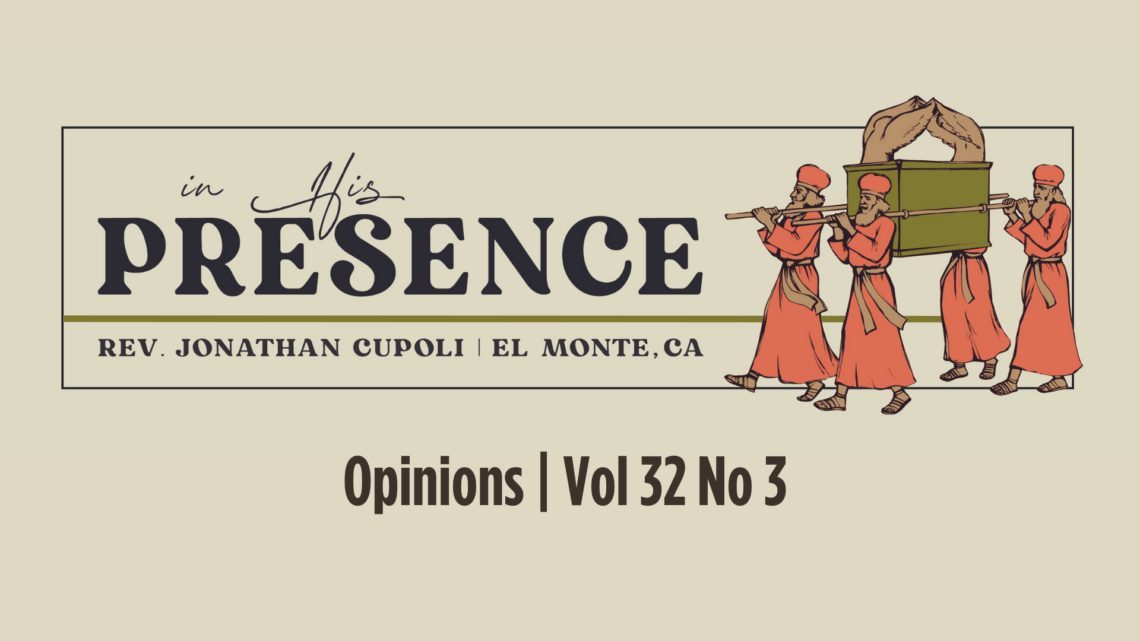 In His Presence | Rev. Jonathan Cupoli